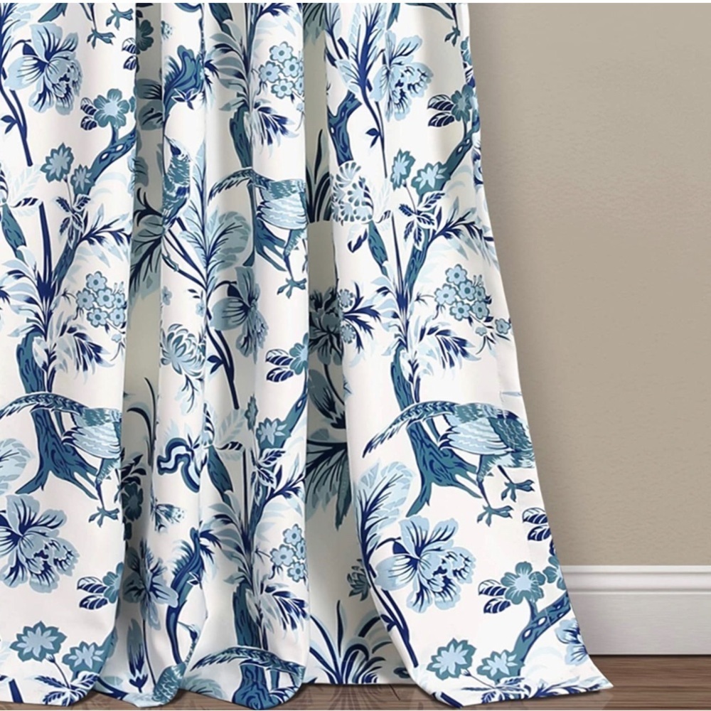 Lush Decor,Blue Curtains Dolores Darkening Living,Dining Room,Bedroom,Pa… - Picture 2 of 6
